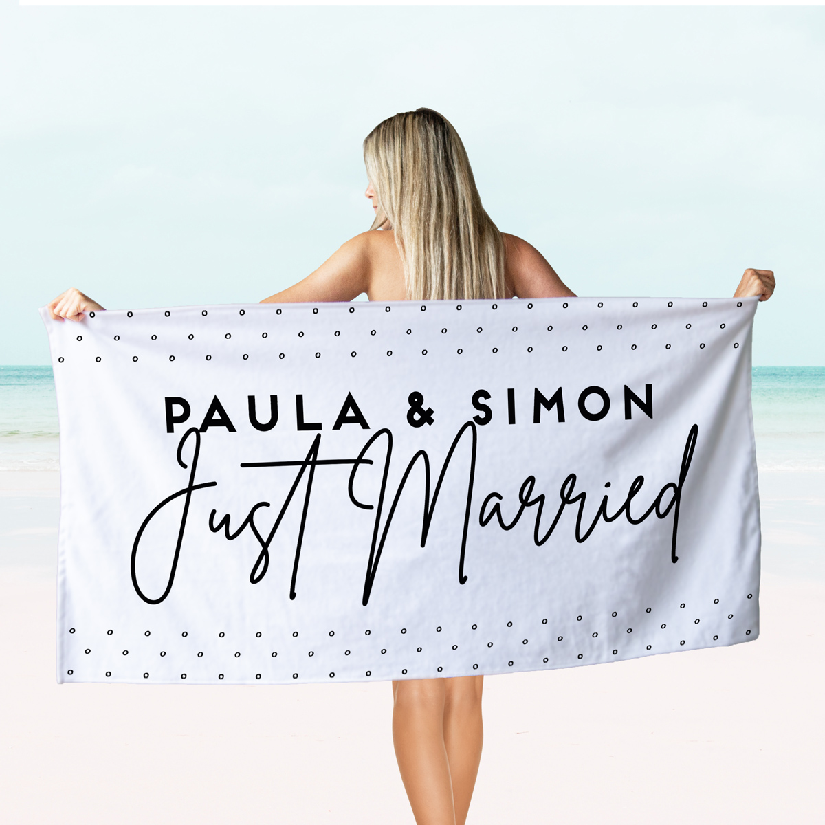 Personalisierbares Handtuch mit verschiedenen Hintergründen, Valentinstag Geschenk, Geburtstagsgeschenk, Geschenke Frauen, Geschenke Freundin, Geschenk Schwester, Romantische Geschenke, Hochzeitsgeschenk, Geschenk, Geschenkidee