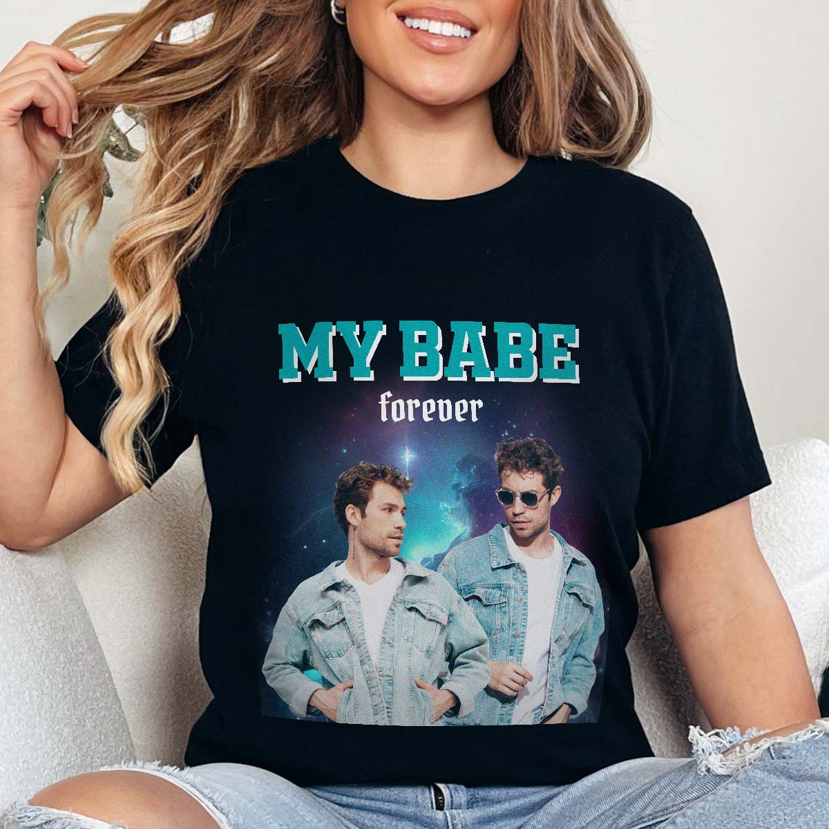 Personalisierbares Vintage Bootleg T-Shirt, Valentinstag Geschenk, Fotogeschenk, Geschenk Männer, Geschenk Freund, Geschenk Bruder, Geschenke Frauen, Geschenke Freundin, Geschenk Schwester, Witzige Geschenke, Romantische Geschenke, Hochzeitsgeschenk, Klei