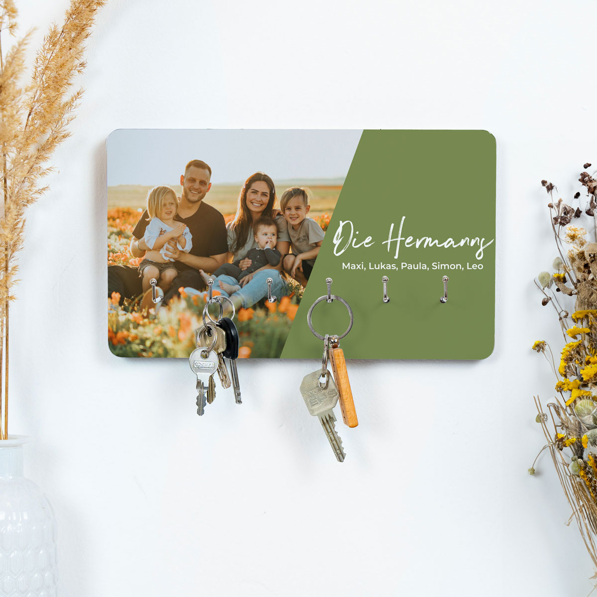 Personalisierbares Schlüsselbrett mit Foto und Text, Valentinstag Geschenk, Fotogeschenk, Romantische Geschenke, Hochzeitsgeschenk, Geschenk, Geschenkidee