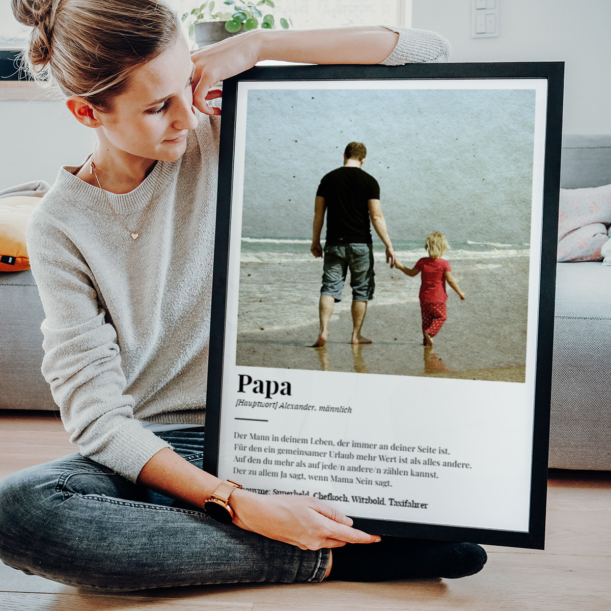 Personalisierbares Poster mit Foto und Definition, Valentinstag Geschenk, Fotogeschenk, Geschenk Mama, Geschenk Papa, Witzige Geschenke, Romantische Geschenke, Hochzeitsgeschenk, Geschenk, Geschenkidee