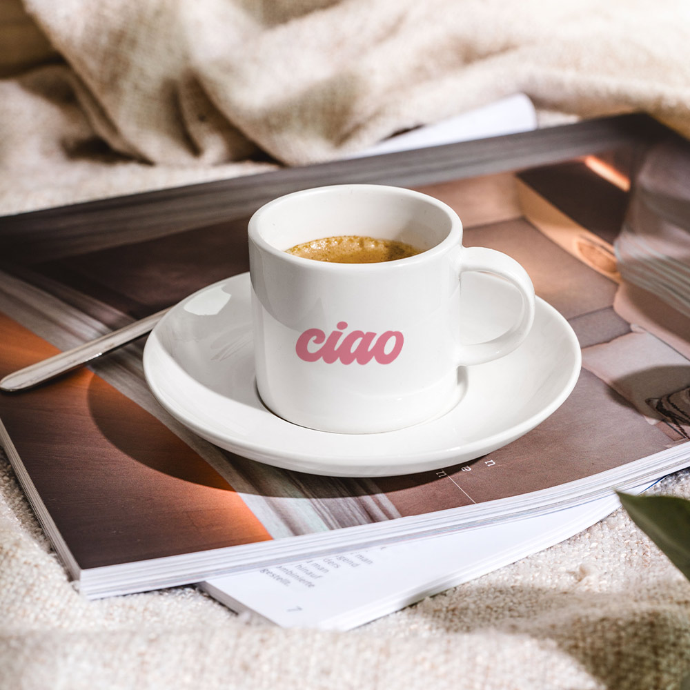 Personalisierbare Espresso Tasse mit Text, Geschenk für Mama, Geschenk für Papa, Kleine Geschenke