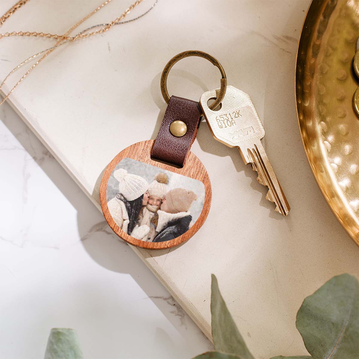 Personalisierbarer Holz Schlüsselanhänger mit Foto, Valentinstag Geschenk, Fotogeschenk, Witzige Geschenke, Romantische Geschenke, Hochzeitsgeschenk, Kleine Geschenke, Geschenk, Geschenkidee