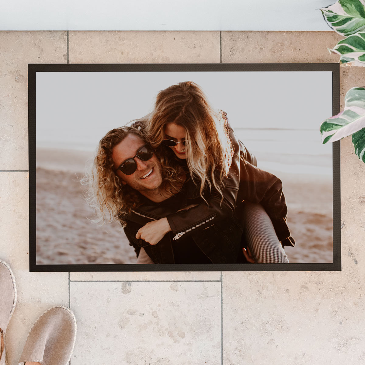 Personalisierbare Fußmatte mit Foto, Türvorleger, Valentinstag Geschenk, Fotogeschenk, Romantische Geschenke, Hochzeitsgeschenk, Geschenk, Geschenkidee