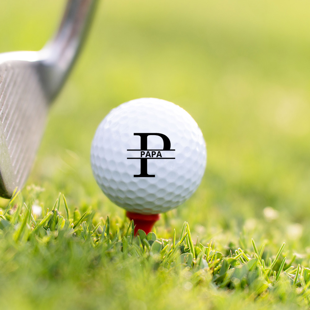 Personalisierbare Golfbälle 3er Set mit Monogramm, Valentinstag Geschenk, Witzige Geschenke, Romantische Geschenke, Hochzeitsgeschenk, Geschenk, Geschenkidee