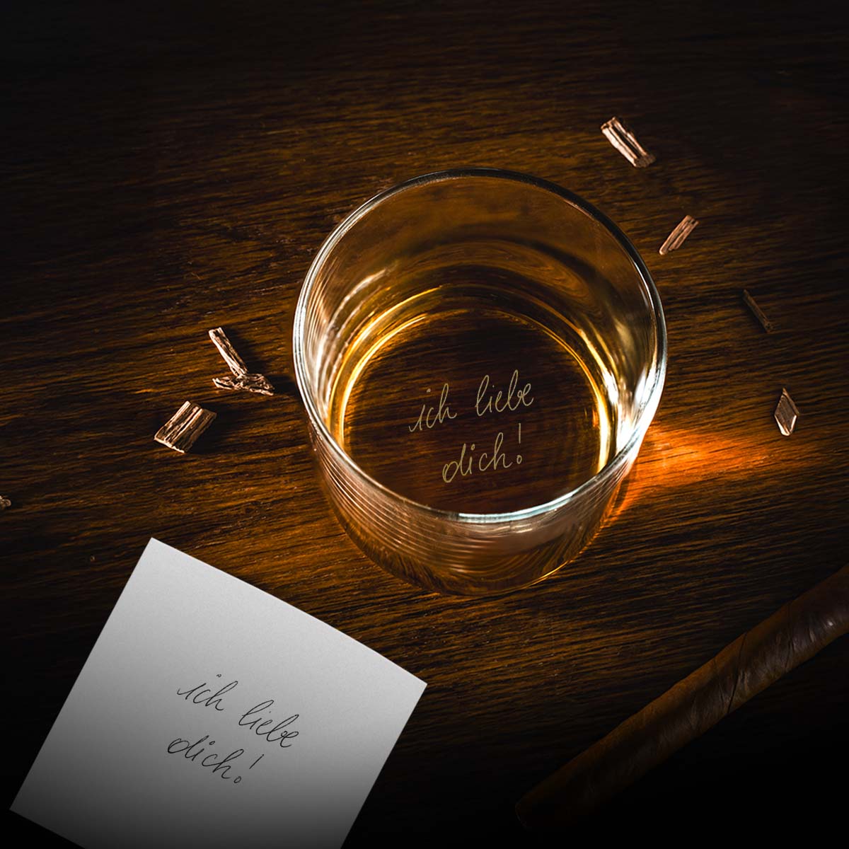 Personalisierbares Whisky Glas mit deiner Handschrift, Valentinstag Geschenk, Romantische Geschenke, Hochzeitsgeschenk, Kleine Geschenke, Geschenk, Geschenkidee