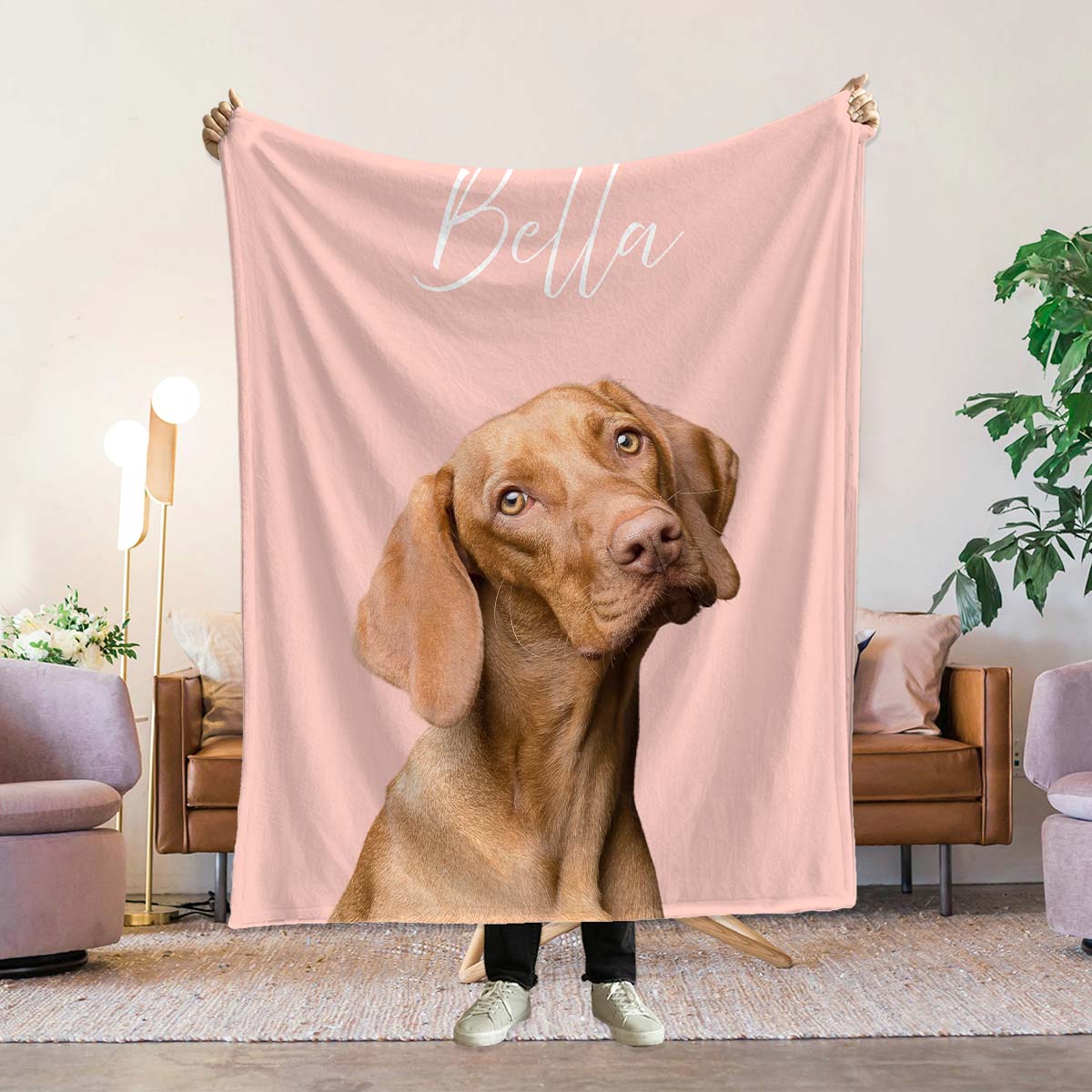 Personalisierbare Decke mit Haustier und Hintergrund, Valentinstag Geschenk, Fotogeschenk, Romantische Geschenke, Hochzeitsgeschenk, Kleine Geschenke, Geschenk, Geschenkidee