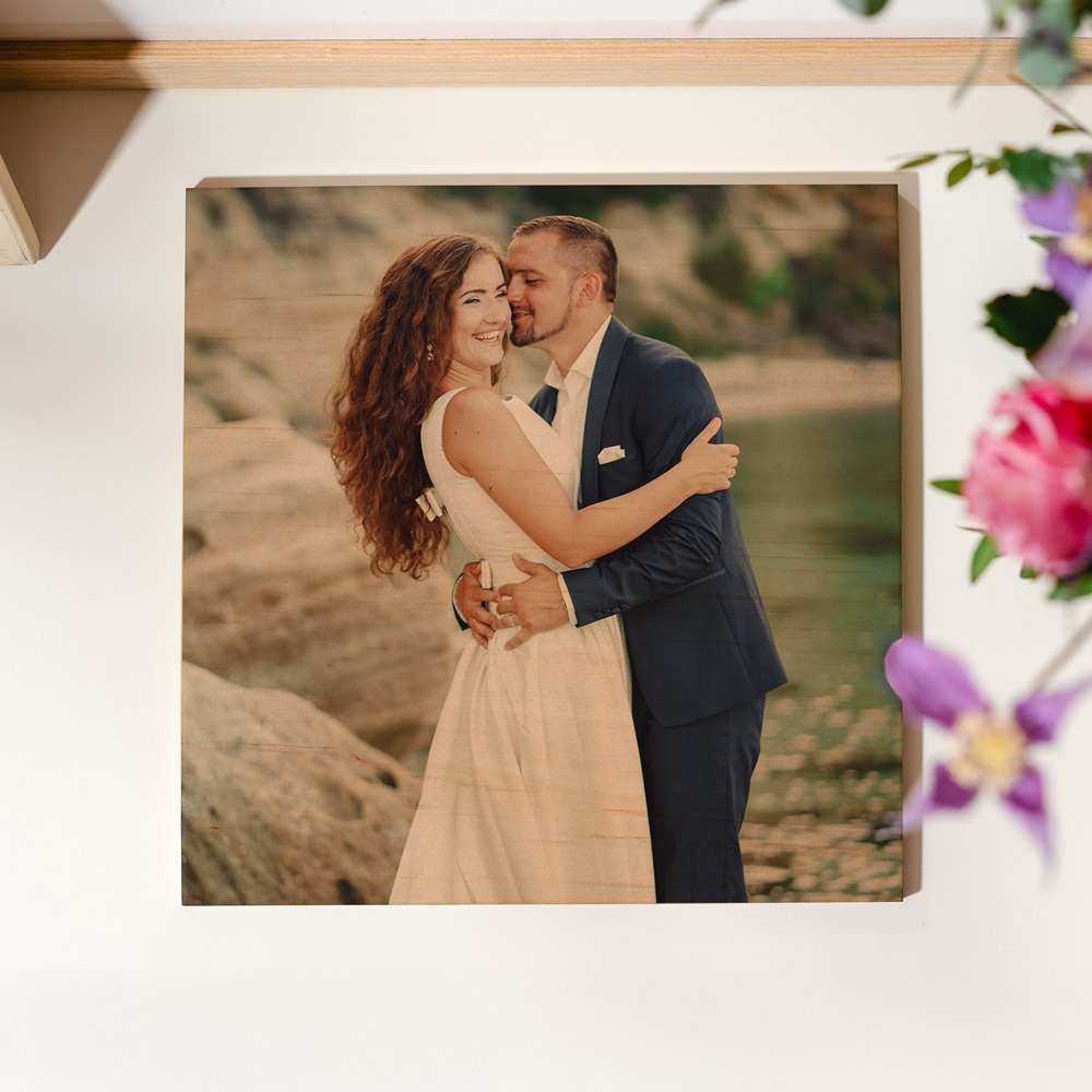 Personalisierbares Foto Holzbild, Valentinstag, Valentinstag Geschenk, Fotogeschenk, Romantische Geschenke, Hochzeitsgeschenk, Geschenk, Geschenkidee