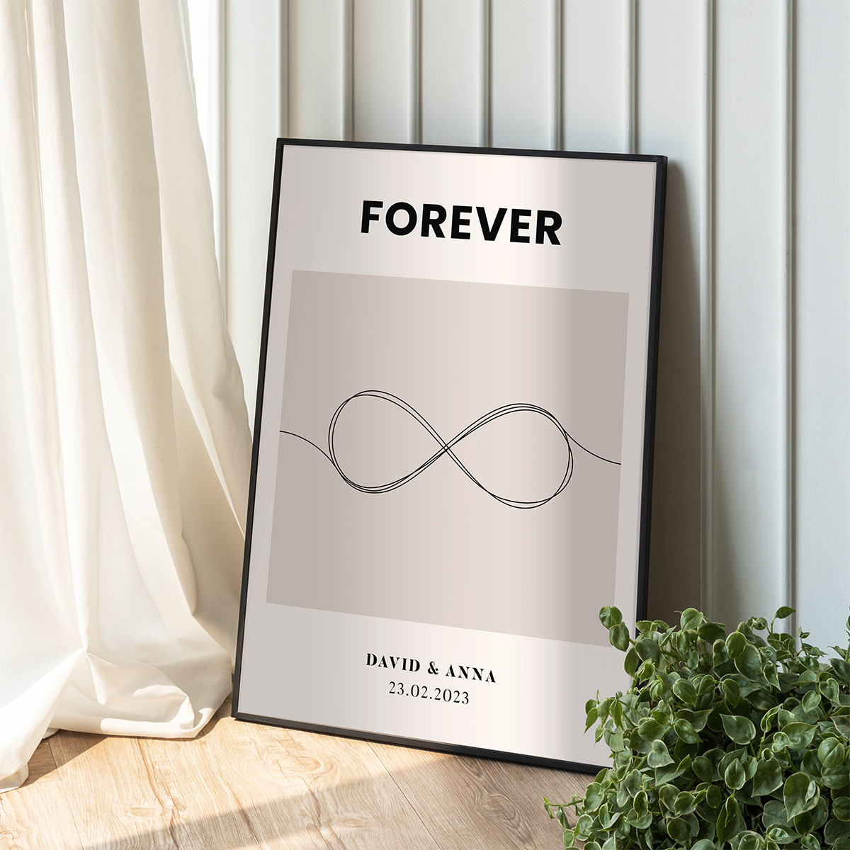 Personalisierbares Poster mit Symbol und Text, Valentinstag Geschenk, Romantische Geschenke, Hochzeitsgeschenk, Kleine Geschenke, Geschenk, Geschenkidee