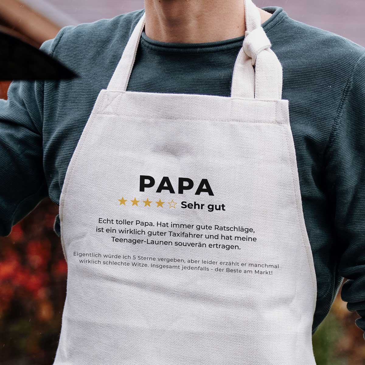 Personalisierbare Kochschürze mit deiner Bewertung, Valentinstag Geschenk, Geburtstagsgeschenk, Geschenk Männer, Geschenk Freund, Geschenk Bruder, Geschenk Mama, Geschenk Papa, Witzige Geschenke, Romantische Geschenke, Hochzeitsgeschenk, Kleine Geschenke,