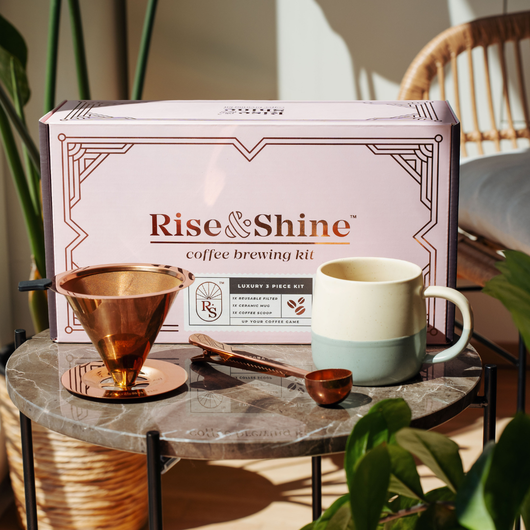 Rise & Shine Kaffee-Set, Valentinstag Geschenk, Witzige Geschenke, Geschenk, Geschenkidee