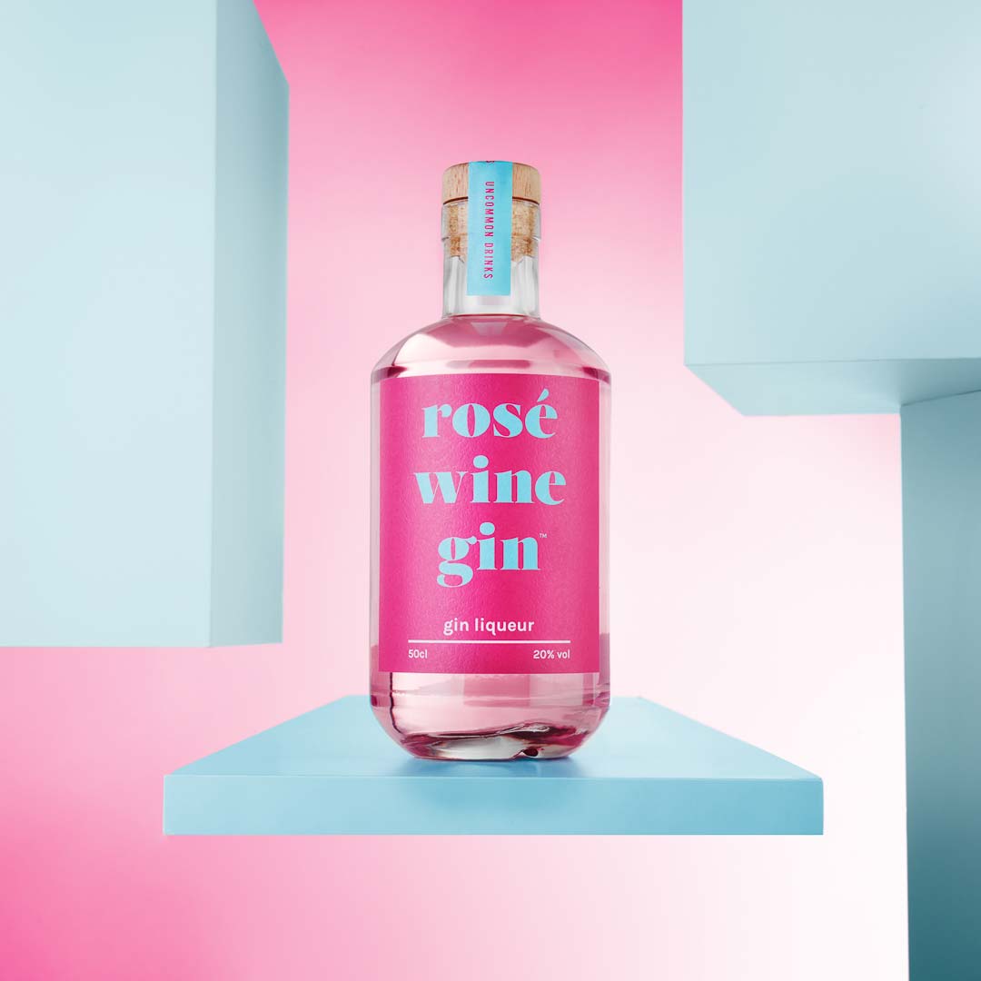 Rosé Gin-Likör, Valentinstag Geschenk, Geschenk, Geschenkidee