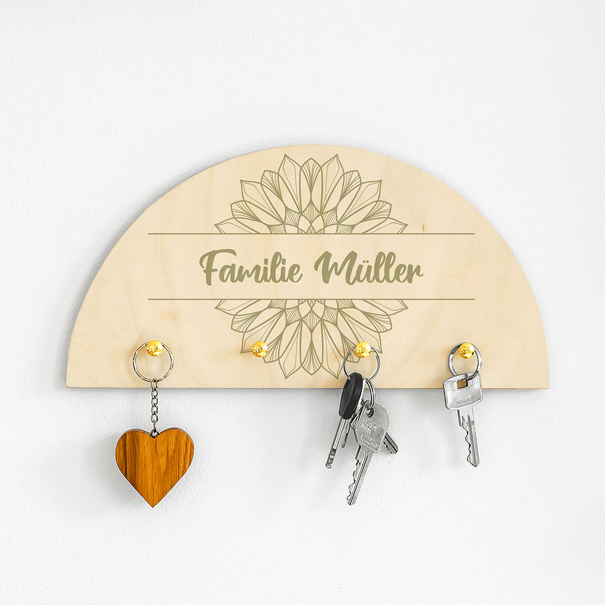 Personalisierbares Holz Schlüsselbrett Mandala mit Text, Valentinstag Geschenk, Geschenk Mama, Geschenk Papa, Witzige Geschenke, Romantische Geschenke, Hochzeitsgeschenk, Kleine Geschenke, Geschenk, Geschenkidee