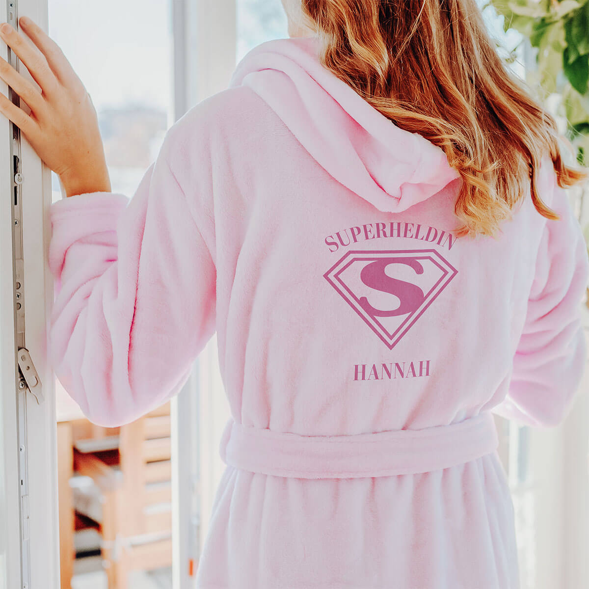 Personalisierbarer Bademantel Superheldin, Valentinstag Geschenk, Geburtstagsgeschenk, Geschenke Frauen, Geschenke Freundin, Geschenk Schwester, Geschenk Mama, Witzige Geschenke, Romantische Geschenke, Hochzeitsgeschenk, Kleine Geschenke, Geschenk, Gesche