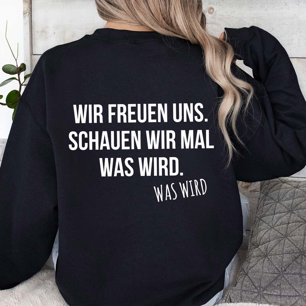 Personalisierbarer Pullover Was Wird, Valentinstag Geschenk, Witzige Geschenke, Romantische Geschenke, Hochzeitsgeschenk, Kleine Geschenke, Geschenk, Geschenkidee