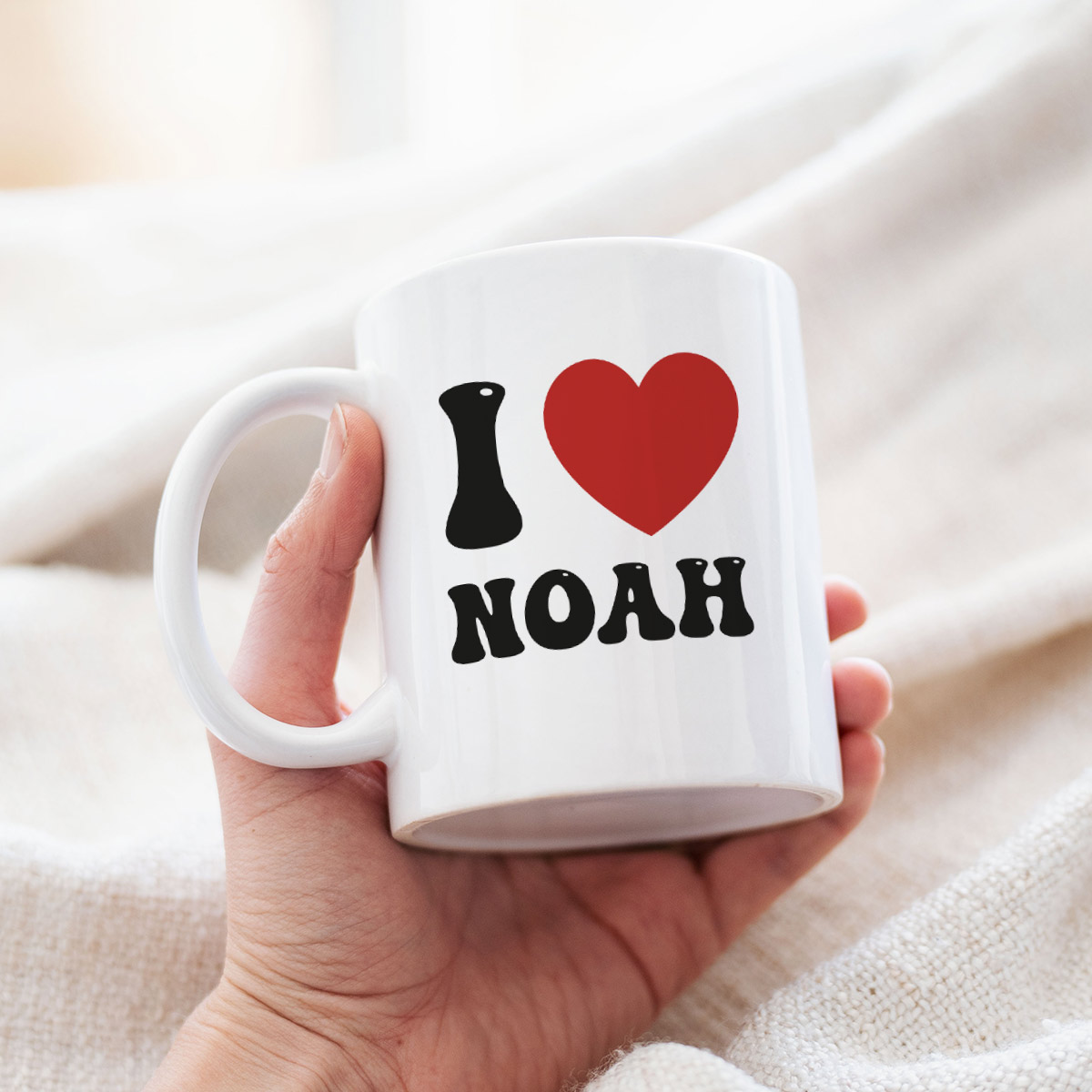 Personalisierbare I Love ... Tasse, Valentinstag Geschenk, Witzige Geschenke, Romantische Geschenke, Hochzeitsgeschenk, Kleine Geschenke, Geschenk, Geschenkidee