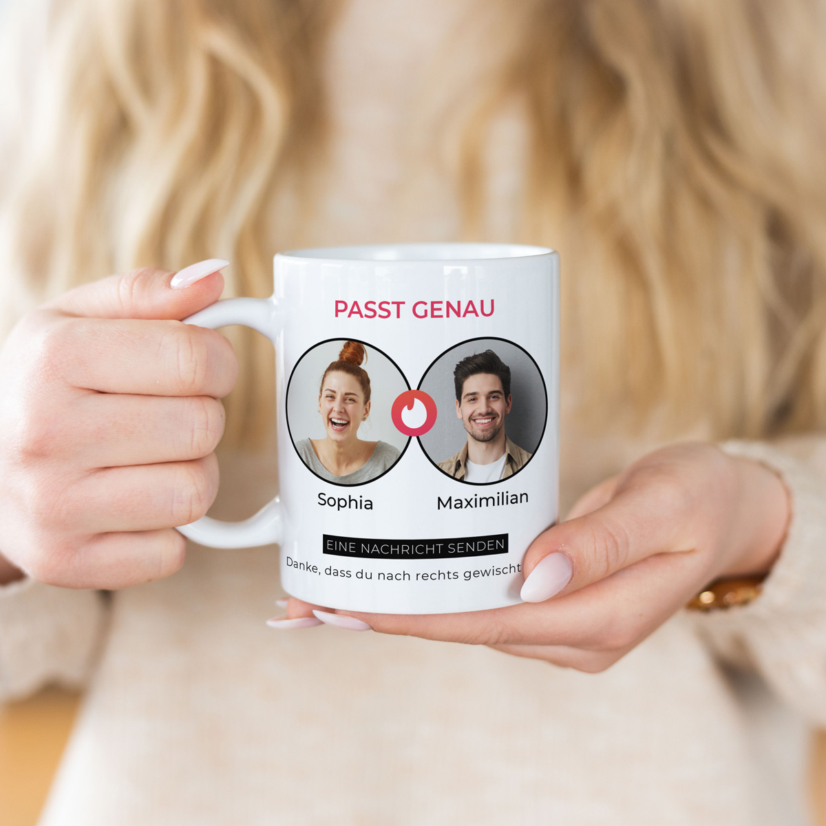 Personalisierbare It's A Match Tasse, Valentinstag Geschenk, Fotogeschenk, Geschenk Männer, Geschenk Freund, Geschenk Bruder, Witzige Geschenke, Romantische Geschenke, Hochzeitsgeschenk, Kleine Geschenke, Geschenk, Geschenkidee