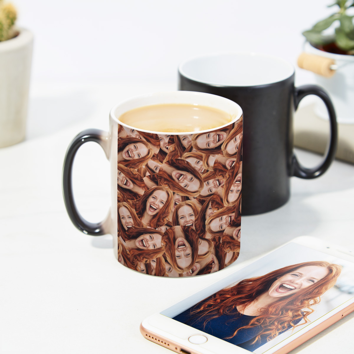 Personalisierbare Tasse mit Gesicht, Fotogeschenk, Geschenk für Mama, Geschenk für Papa, Kleine Geschenke, Geschenk, Geschenkidee