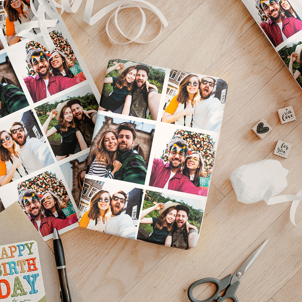 Personalisierbares Geschenkpapier mit Fotos, Valentinstag Geschenk, Fotogeschenk, Witzige Geschenke, Romantische Geschenke, Hochzeitsgeschenk, Geschenk, Geschenkidee