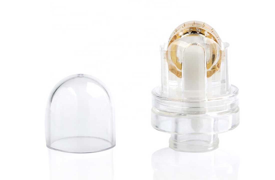 Hydra Roller mit 64 Nadeln - der kleine Dermaroller für die Mesotherapie Heimanwendung (1.0mm)