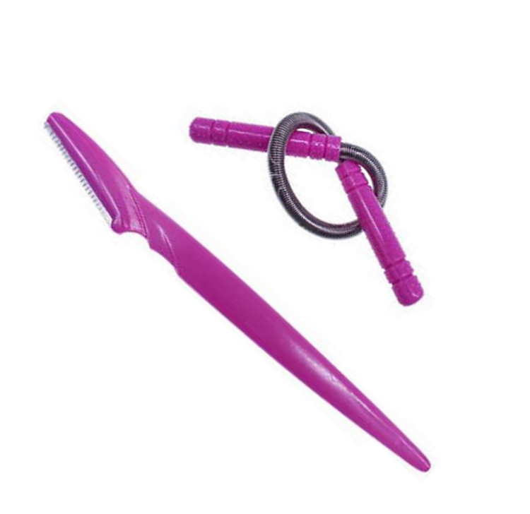 Kleines, effizientes, portables Gesichtshaar-Epilierer Set - Pink