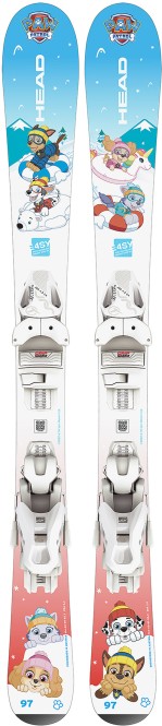 HEAD PAW PATROL Ski Set 2025 inkl. JRS 4.5 GW CA BRAKE 80 solid black/white - 97