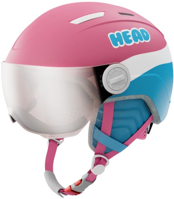 HEAD MAJA VISOR Helm 2026 pink/blue - XS/S
