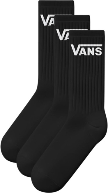 VANS CLASSIC CREW ROX 3er Pack Socken 2026 black - 34,5-38
