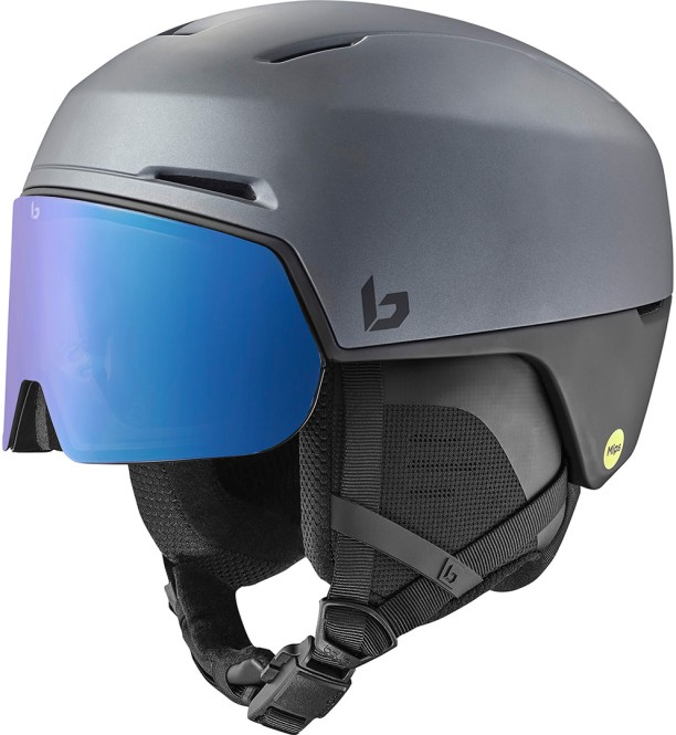BOLLE X-FUSION MIPS Helm 2026 titanium black matte/photochromic blue - S