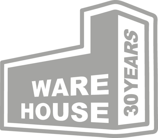 WH1 FACTORY 30 YEARS Die Cut Aufkleber ice grey - 20cm