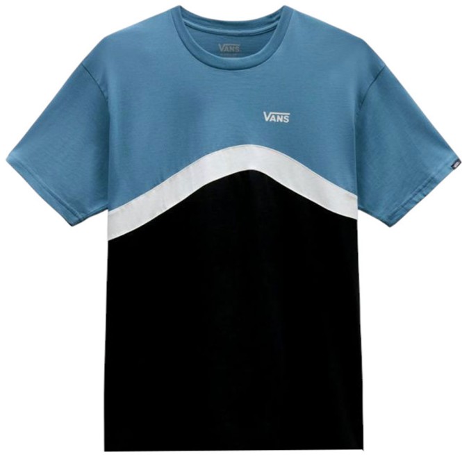 VANS SIDESTRIPE BLOCK T-Shirt 2025 black/bluestone - S
