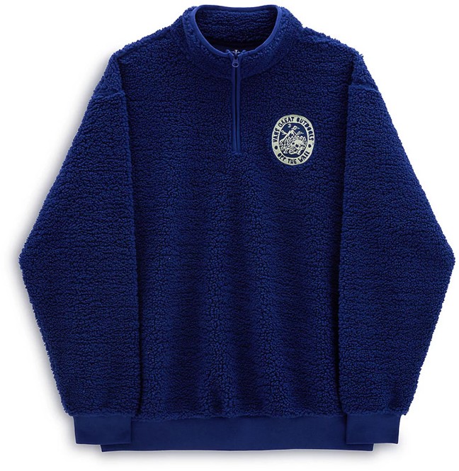 VANS HAPPY MOON Zip Fleece 2024 blue depths - M