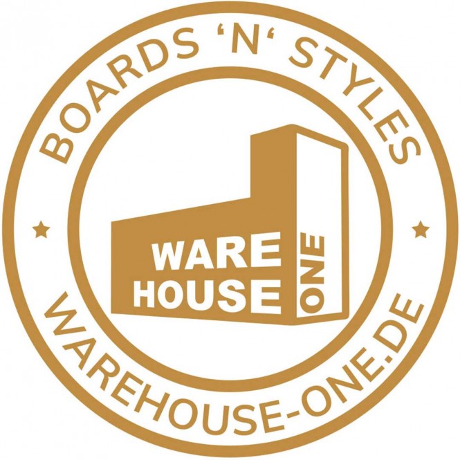 WH1 BOARDS N STYLE Die Cut Aufkleber gold - 10cm