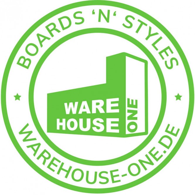 WH1 BOARDS N STYLE Die Cut Aufkleber lime green - 10cm