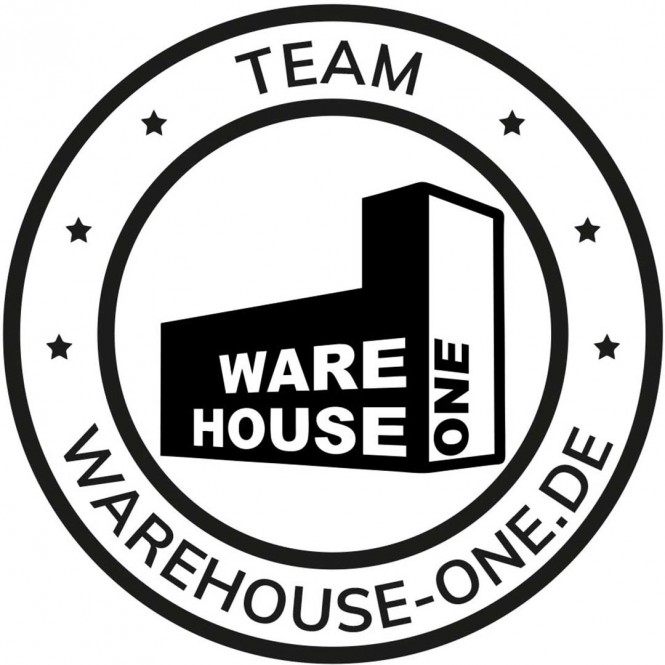WH1 TEAM Die Cut Aufkleber matte black - 20cm