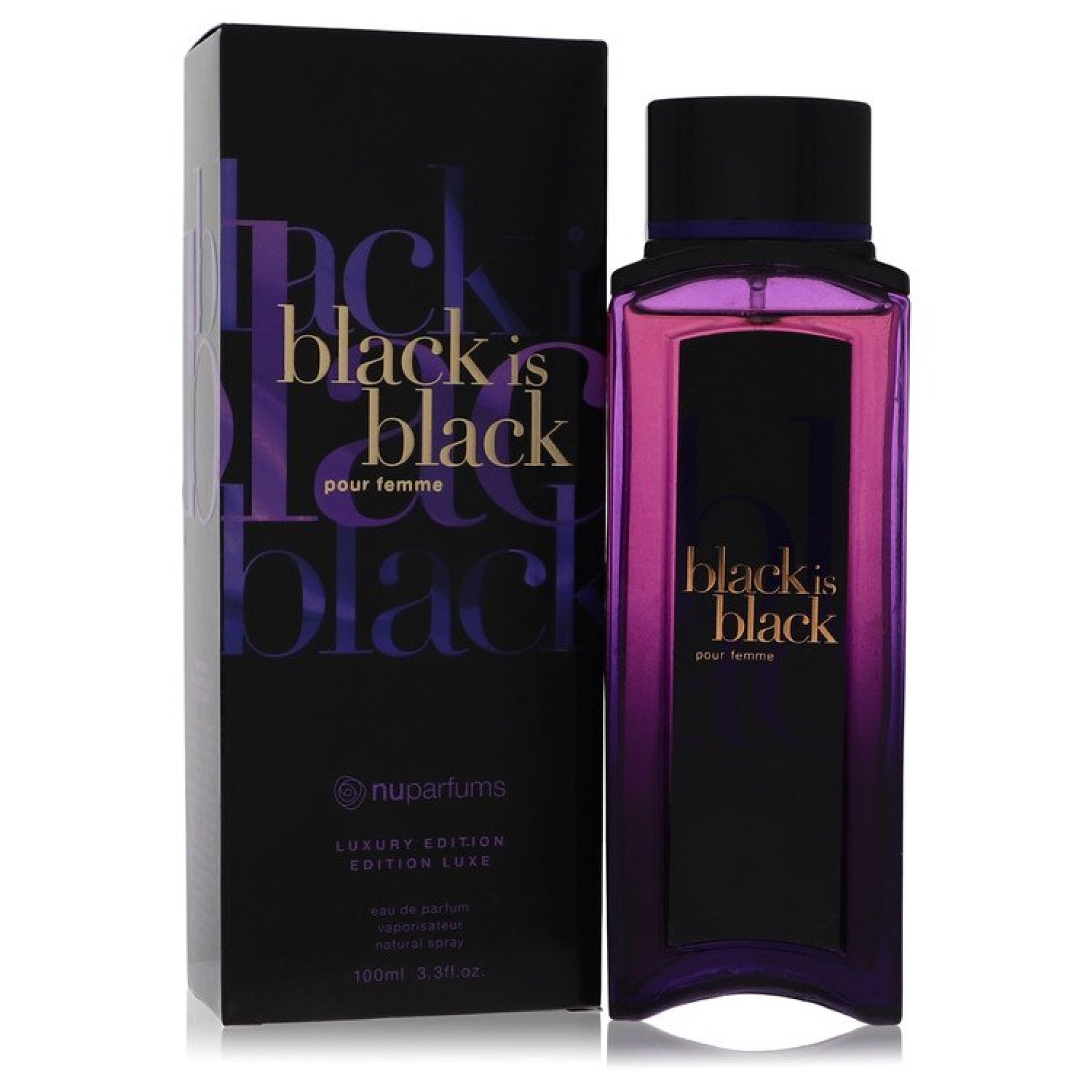 Nu Parfums Black is Black Eau De Parfum Spray 100 ml