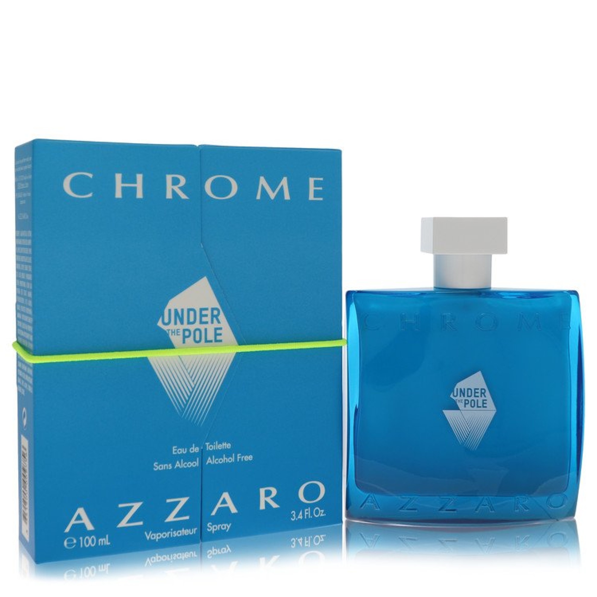 Azzaro Chrome Under The Pole Eau De Toilette Spray (Alcohol Free) 100 ml