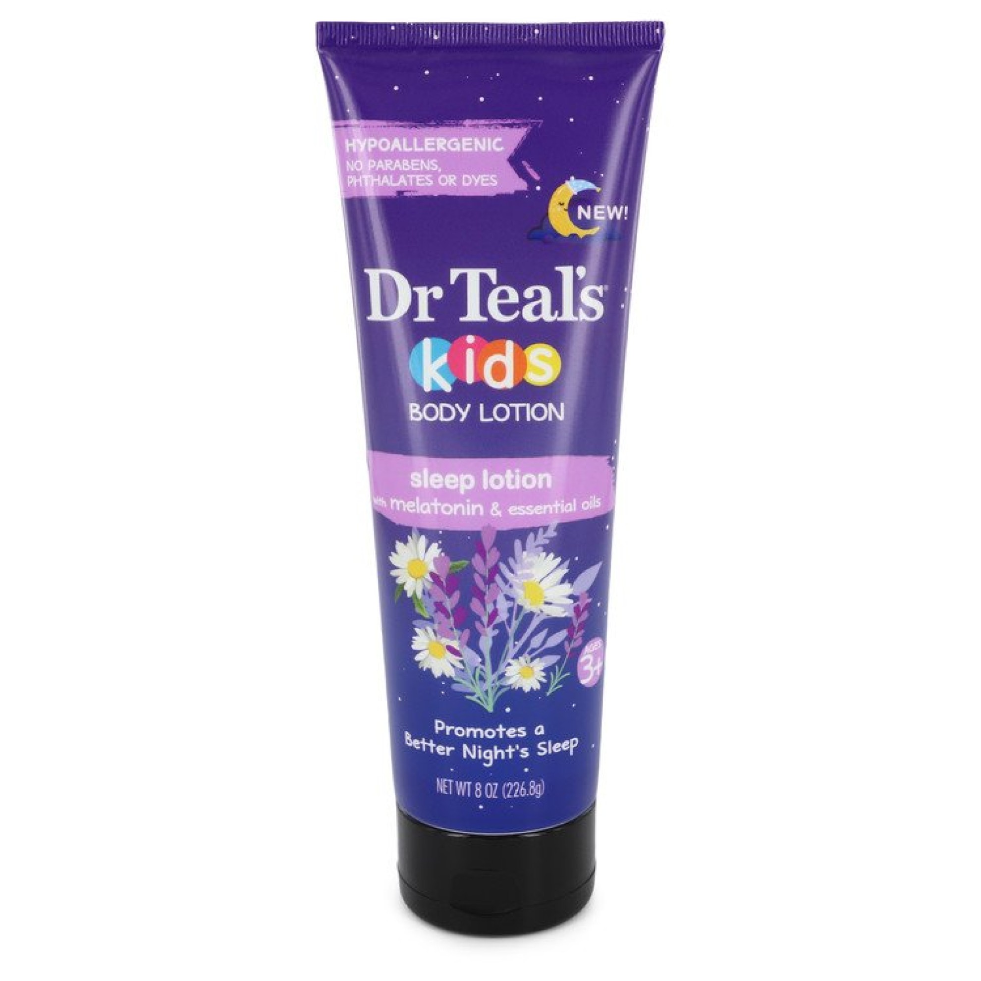 Dr Teal's Sleep Lotion Kids Hypoallergenic Sleep Lotion with Melatonin & Essential Oils Promotes a Better Night's Sleep(Unisex) 240 ml