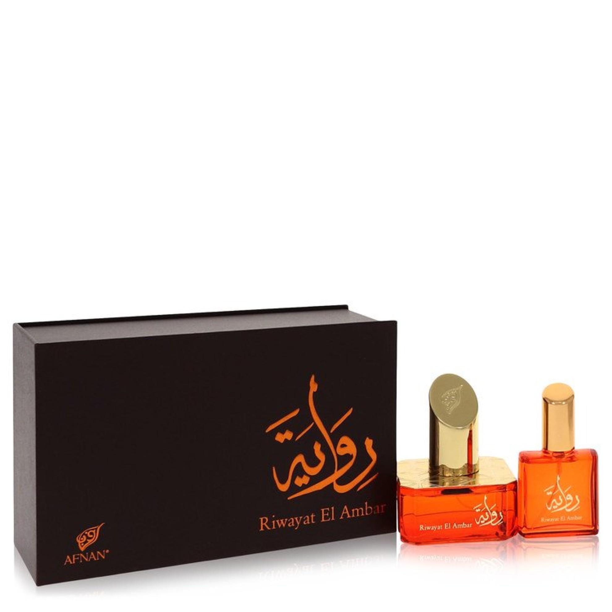 Afnan Riwayat El Ambar Eau De Parfum Spray + Free 19 ml Travel EDP Spray 50 ml