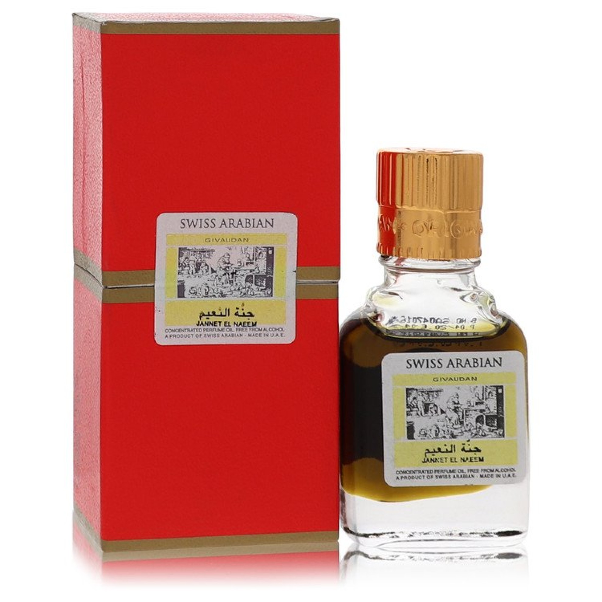 Swiss Arabian Jannet El Naeem Concentrated Perfume Oil Free From Alcohol (Unisex) 9 ml
