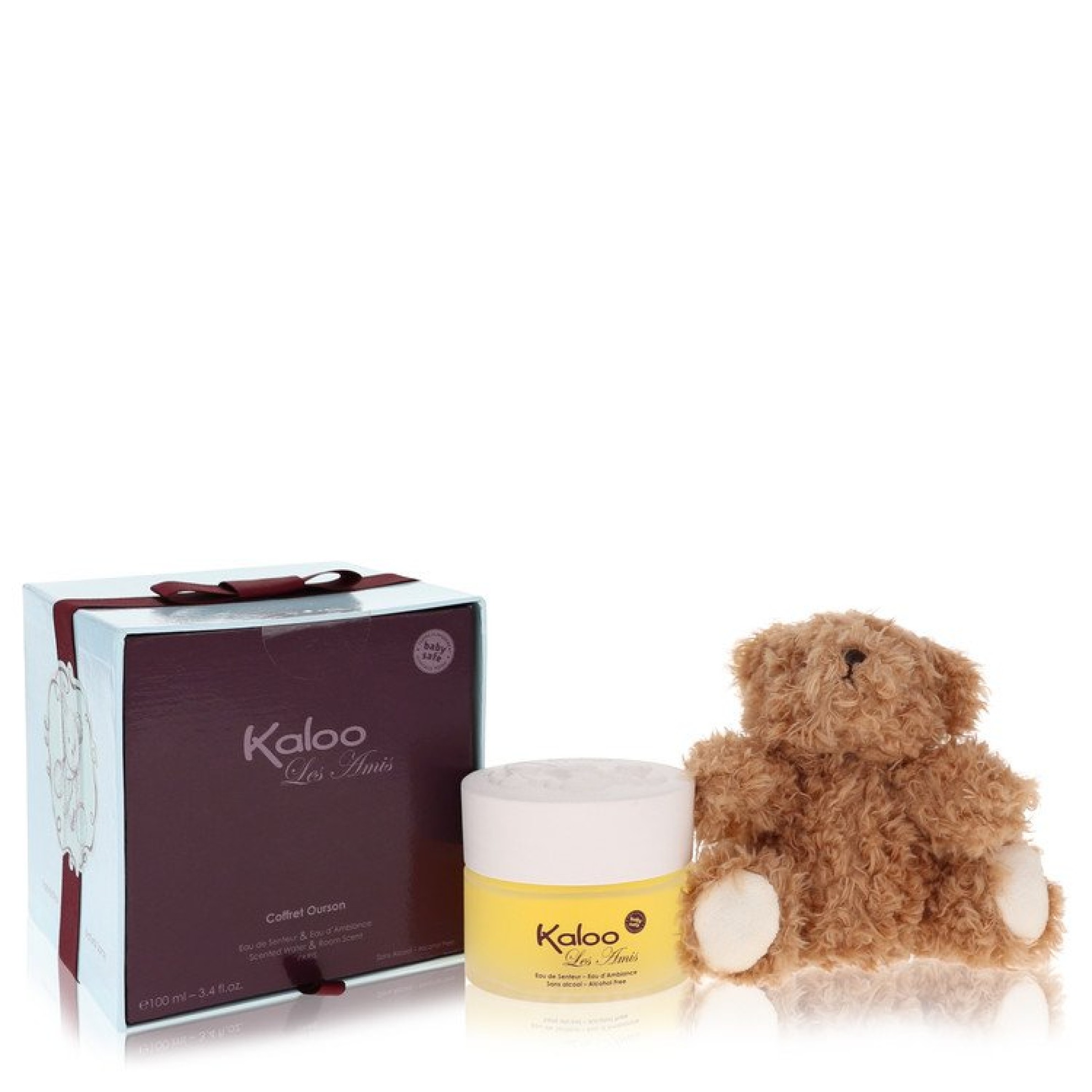 Kaloo Les Amis Eau De Senteur Spray / Room Fragrance Spray (Alcohol Free) + Free Fluffy Bear 100 ml