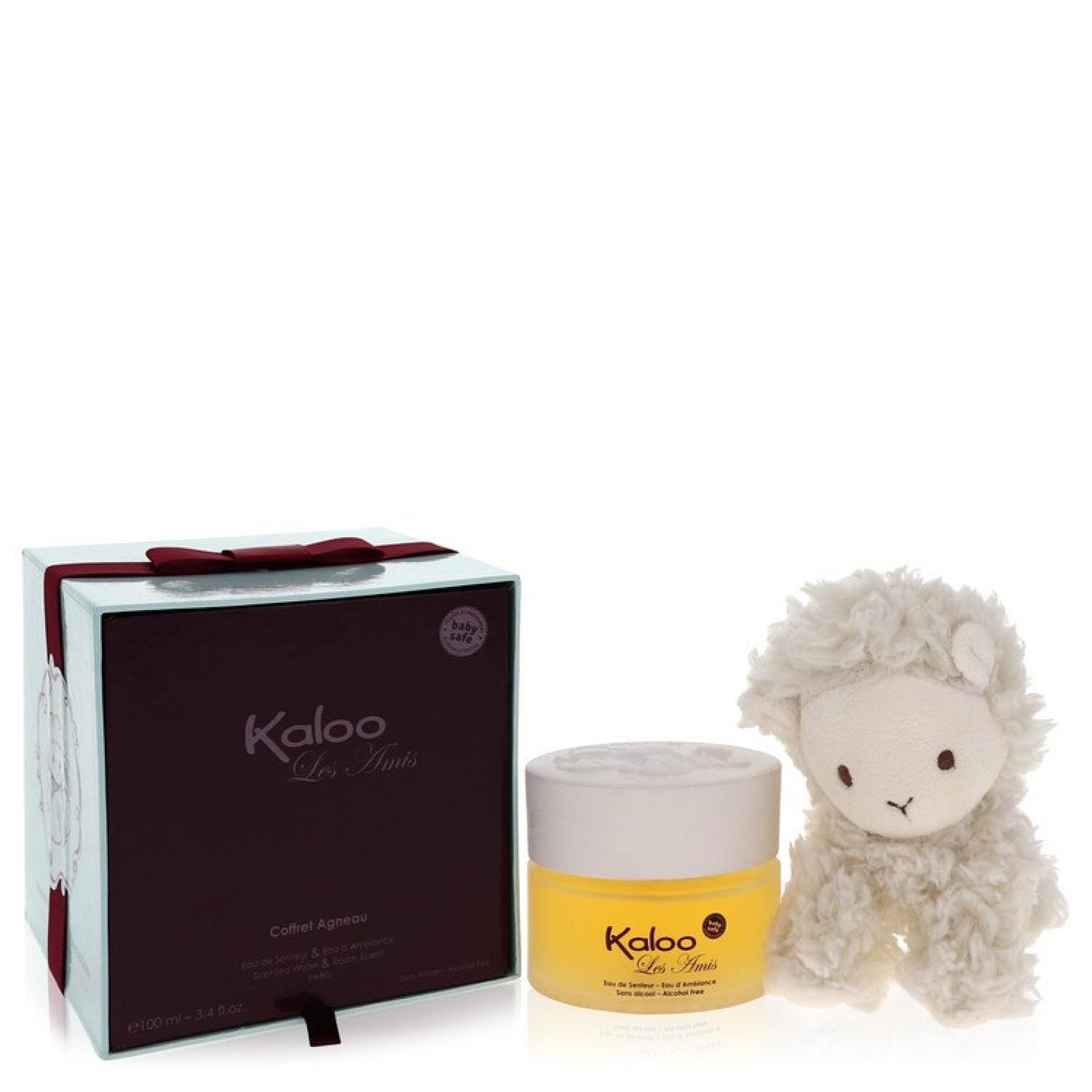 Kaloo Les Amis Eau De Senteur Spray / Room Fragrance Spray (Alcohol Free) + Free Fluffy Lamb 100 ml