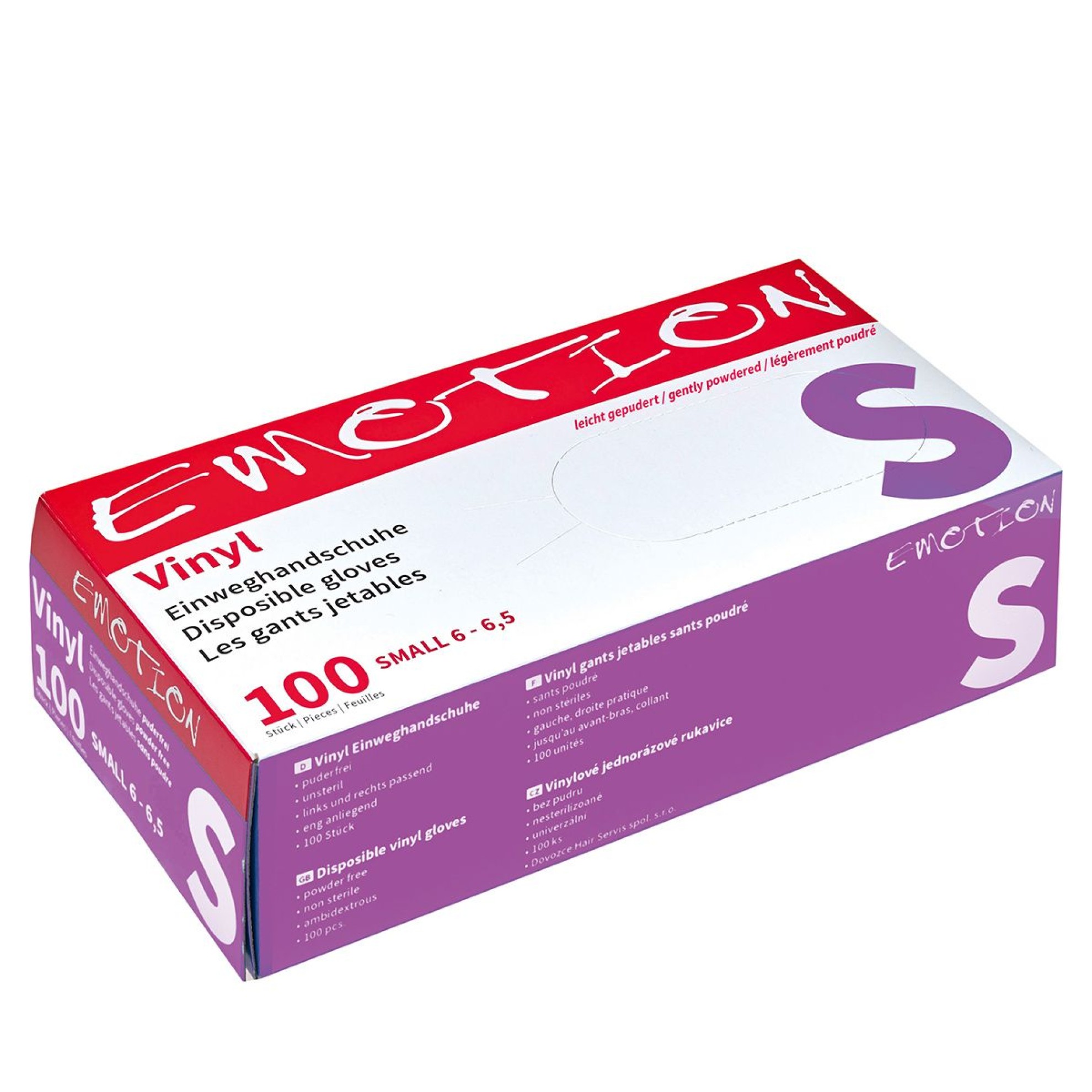 Efalock vinyl disposable gloves powder-free S