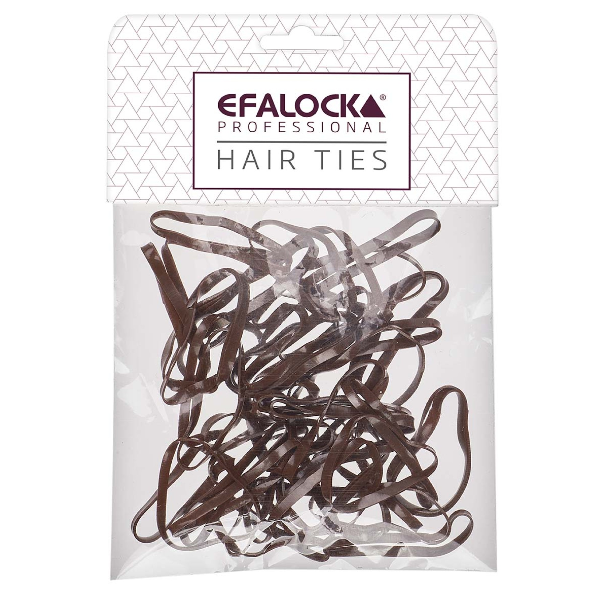 Efalock Rasta-Haargummi dick/groß braun 100st