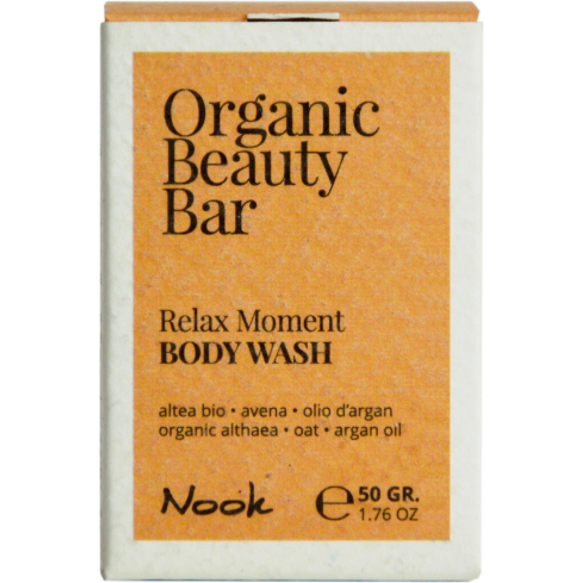 Nook Organic Beauty Bar RELAX MOMENT BODY WASH - nourishing soothing solid showe