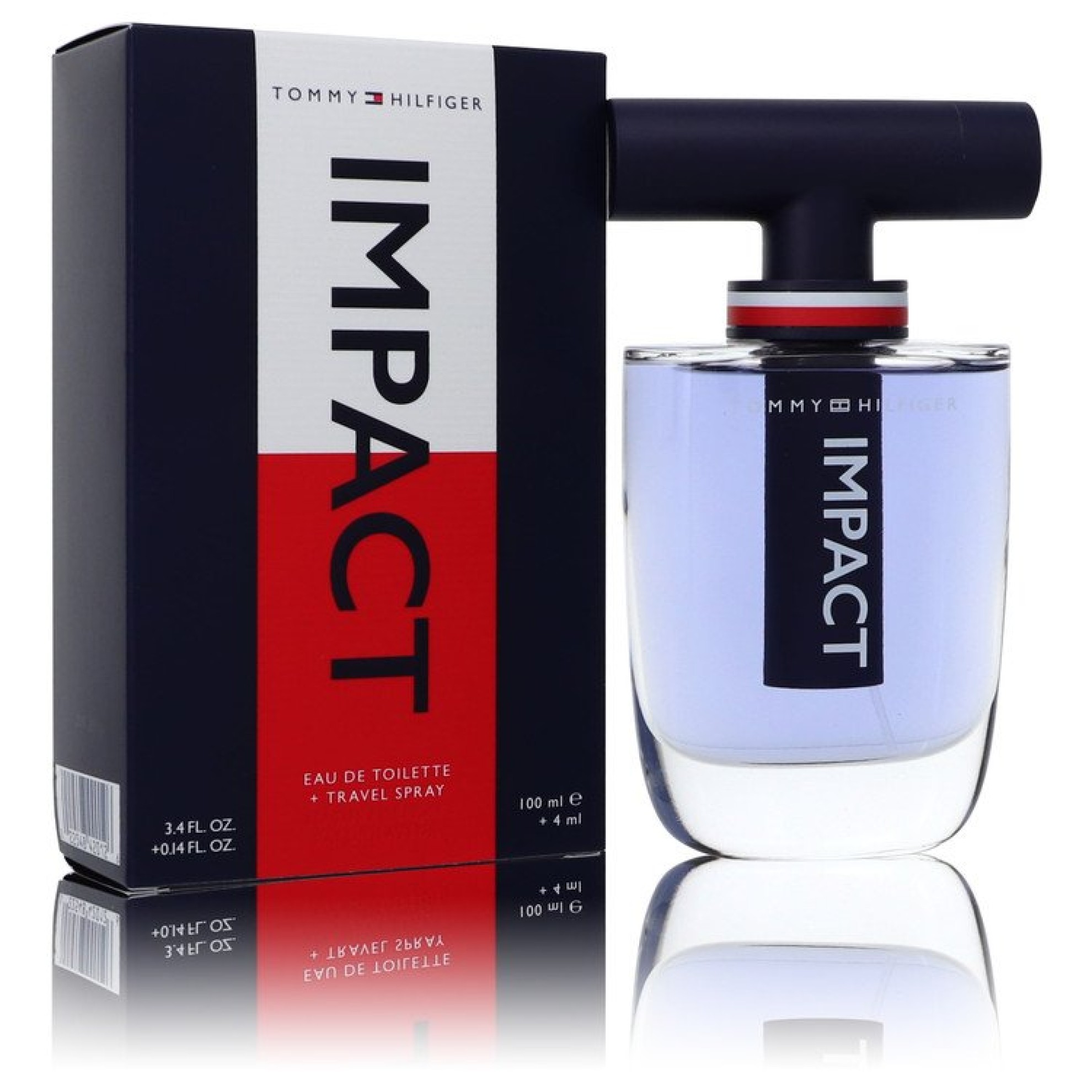 Tommy Hilfiger Impact Gift Set -- 100 ml Eau De Toilette Spray + 4 ml Travel EDT Spray