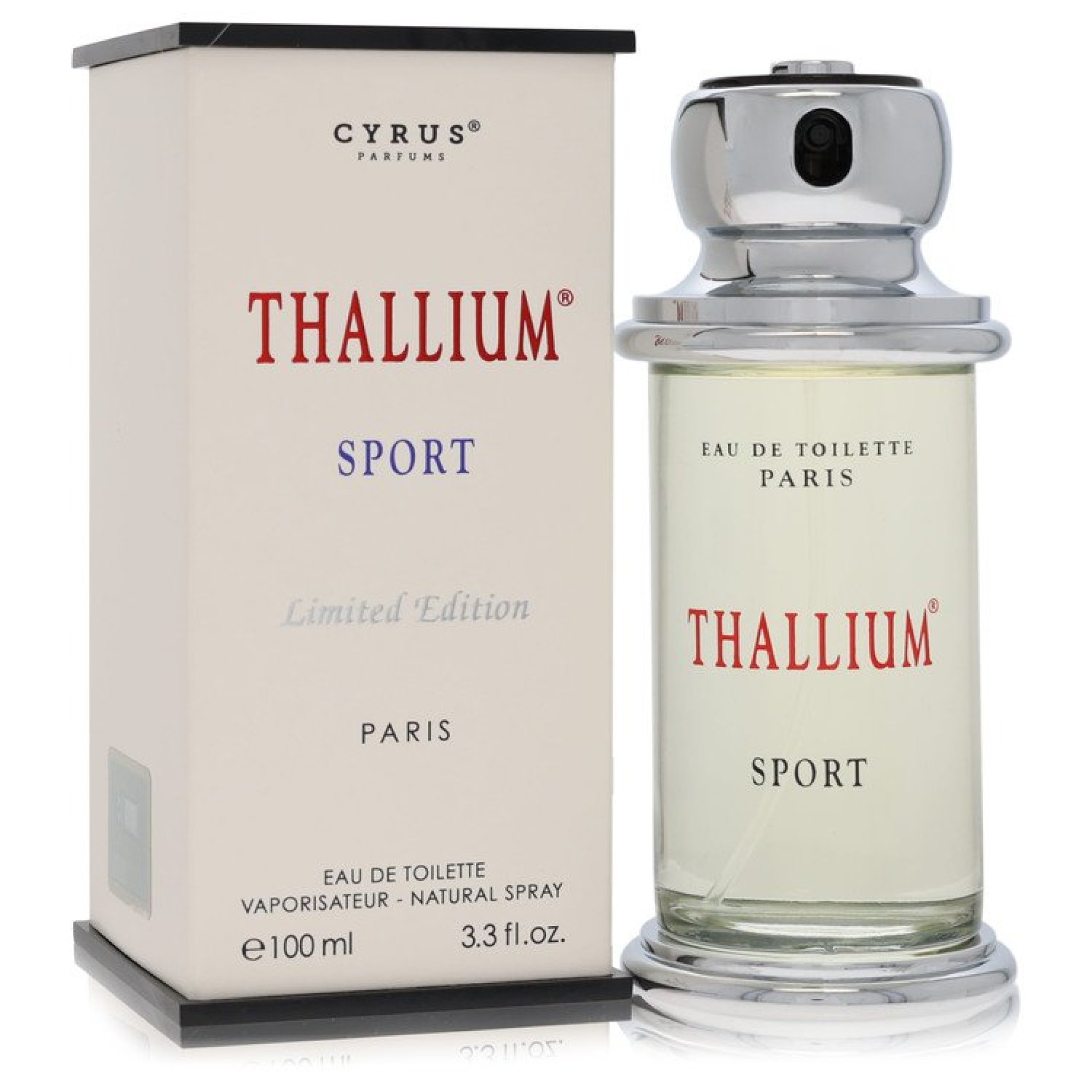Parfums Jacques Evard Thallium Sport Eau De Toilette Spray (Limited Edition) 100 ml