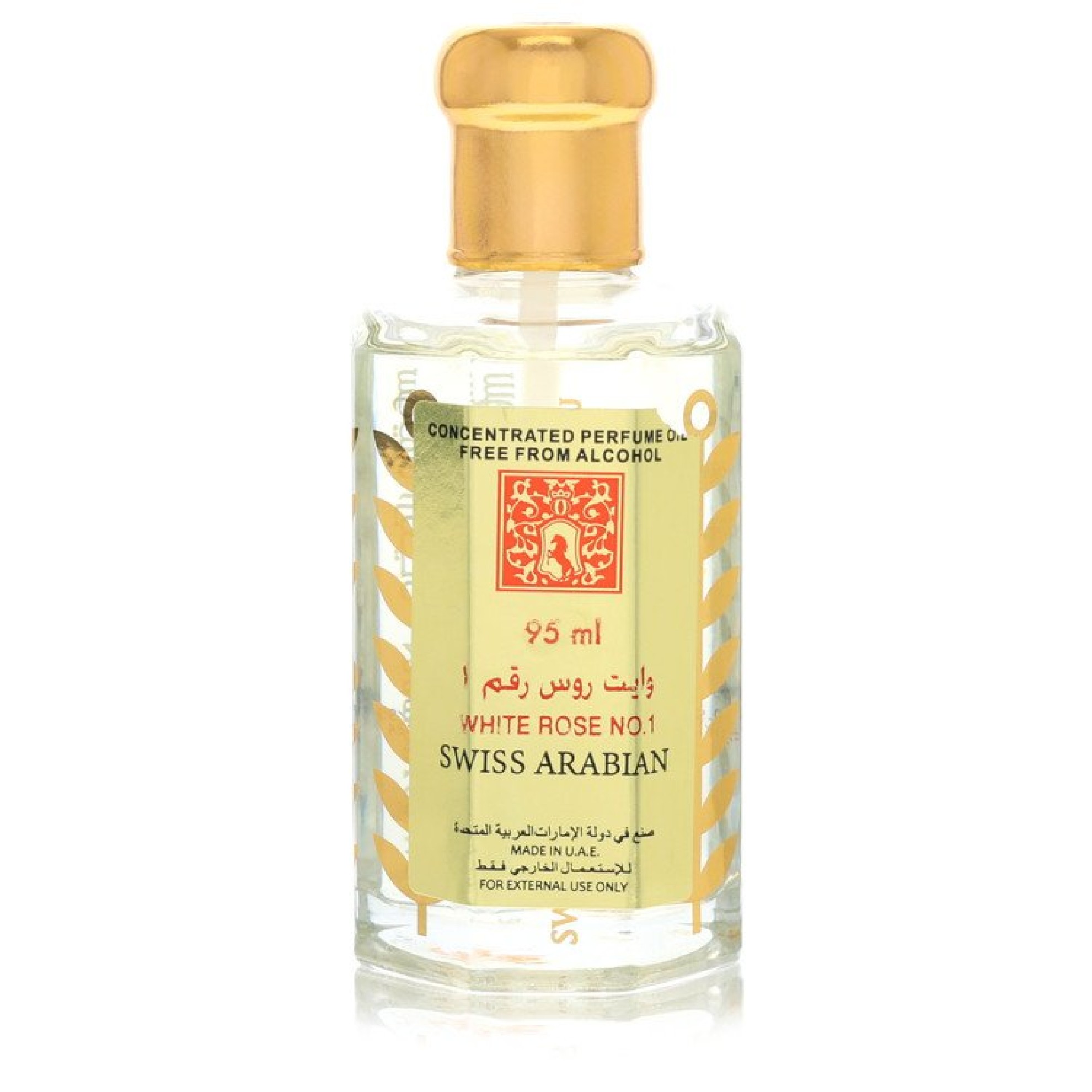 Swiss Arabian White Rose No 1 Concentrated Perfume Oil Free From Alcohol (Unisex Unboxed) 95 ml