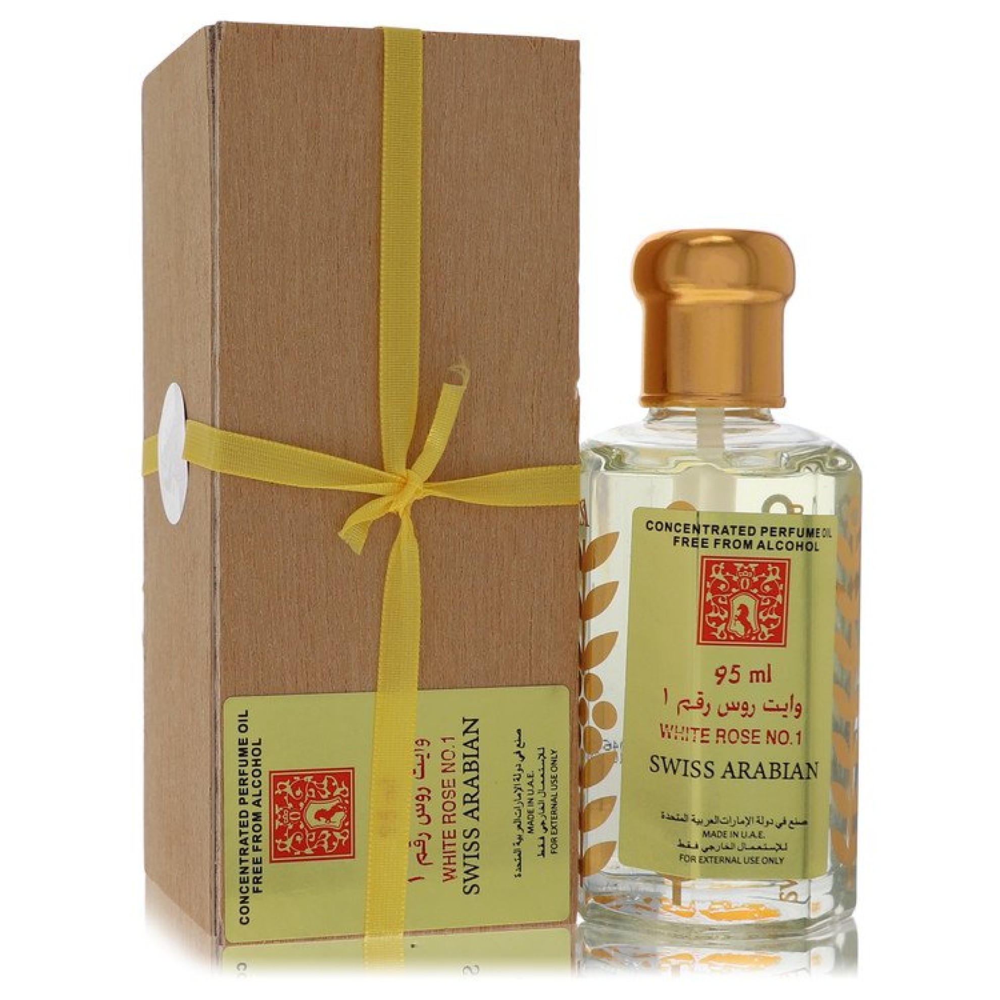 Swiss Arabian White Rose No 1 Concentrated Perfume Oil Free From Alcohol (Unisex) 95 ml