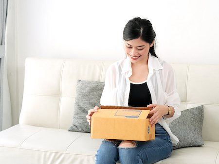 Artikel aus dem Versandhaus auf Rechnung