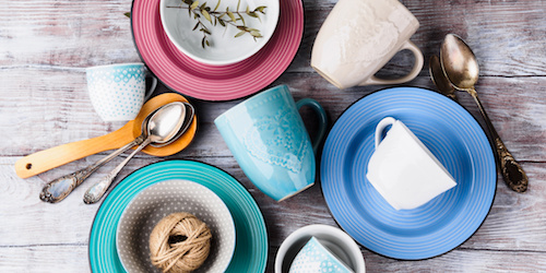 Geschirr Rechnungskauf